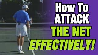 Tennis - How To Attack The Net Effectively | Tom Avery Tennis 239.592.5920