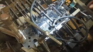 Pressure Testing a 1959 Benz Ponton Cast Iron Cylinder Head