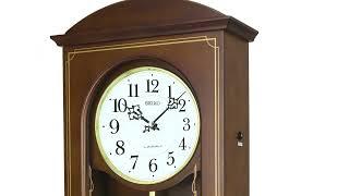 Musical Pendulum Clock with 18 Melodies from Seiko Clocks | QXM610B