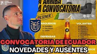 ANÁLISIS DE LA LISTA DE CONVOCADOS DE ECUADOR #ecuador  #futbol  #Tri  #Deportes #eliminatorias