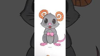 Ratomilton Dancing Rat Ears Changing Paper Crafts #shortsvideo #challenge #trending