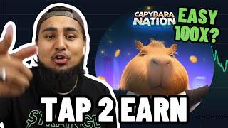 Cabybara Nation ($BARA) is the best tap to earn crypto game?! Buy $BARA Now?!