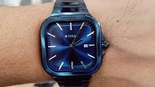 Titan Gents Square Slim Watch Review in Punjabi #navyawatchgallery #titanwatches