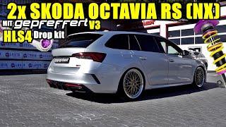 2 Brüder / 2x SKODA OCTAVIA RS (NX) mit HLS4 Drop Kit