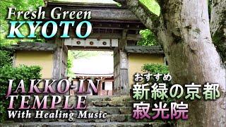 悲劇の衣を纏った尼寺、平家物語の舞台、そして放火...   京都大原寂光院 / Fresh Green KYOTO JAKKO-IN TEMPLE with Healing Music