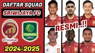 NGERIDAFTAR PEMAIN SRIWIJAYA FC MUSIM 2024-2025 | SRIWIJAYA FC HARI INI | PEMAIN BARU SRIWIJAYA FC