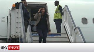 Home Secretary lands in Rwanda 'to reinforce government's plan'