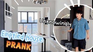 I Emptied The House  While My Boyfriend Is Not At Home ! Moving House Prank! Cute Couple