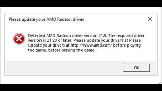 Fix Battlefield 2042 Error Detected AMD Radeon Driver Version 21.9.Required Driver Version Is 21.20