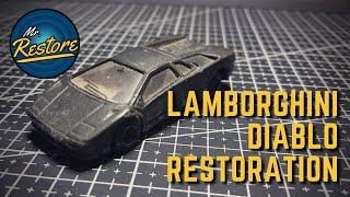 Lamborghini Diablo Die-cast Restoration (Old, Not Abandoned) | 1:64 Scale Model Custom Repainting