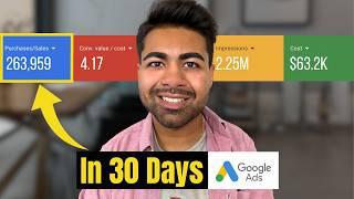 $263,959 in 30 Days: Google Ads Strategy for Ecommerce Brands