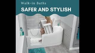 Disabled & reduced mobility friendly Bathrooms fitted in your home. Walkin showers & walkin baths UK