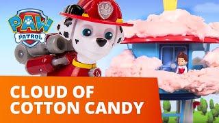 PAW Patrol - Cloud of Cotton Candy in Adventure Bay! - Ultimate Rescue Toy Episode