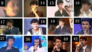 Sonu Nigam Evolution ( 9 years - 42 years old ) Singing Evolution #sonunigam