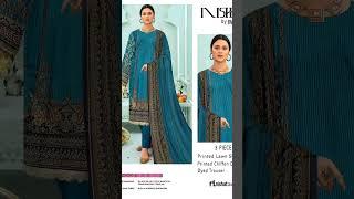 Nishaat sapphire baroque Lawn Dresses #viral #dressmania #letsgrowtoday