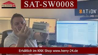 Der 8 fach KNX Schaltaktor SW0008 von Sation: Kompakt, Günstig und Zuverlässig!