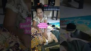 masya allah yg ngurut nya cantik pijit urut tradisional .ibu hamil 7 bulan