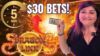 #17 $100 STUCK ON A BET SLOTS CHALLENGE! DRAGON LINKS  ELLIS ISLAND LAS VEGAS