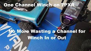 Futaba 7PXR Winch One Channel Momentary Setup using the Condition Function - How To