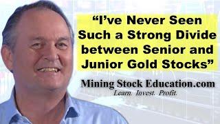 “I’ve Never Seen Such a Strong Divide between Senior and Junior Gold Stocks” says Willem Middelkoop