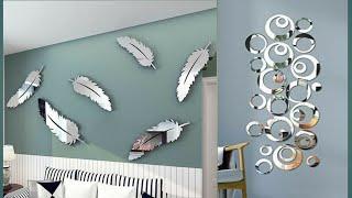 Acrylic mirror wall stickers/wall stickers/mirror wall design