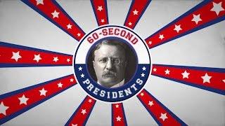 Theodore Roosevelt | 60-Second Presidents | PBS