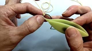 Shuttle Tatting: Winding A Post Shuttle And The Double Stitch - How to flip your stitch