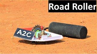 How to make a Road Roller using Cycle Freewheel and Roller paint brush