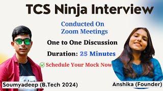 TCS Ninja Interview  | TCS Ninja Mock Interview #tcs_ninja_interview_experience #tcs_interview