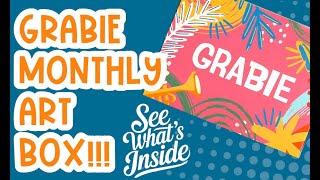  Unboxing the Grabie Art Monthly Subscription Box! 