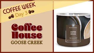 Coffee House ️ from Goose Creek ️ candle review for COFFEE WEEK