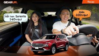 Hyundai SantaFe GIẢM GIÁ cả trăm triệu nhưng vẫn ĐẮT HƠN Sorento nhiều... | GU Recap 139