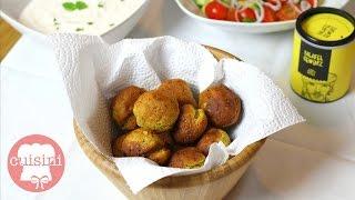 FALAFEL REZEPT selber machen | einfach & schnell mit Joghurt-Minze-Dip - CUISINI