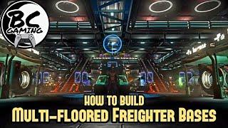 No Man's Sky How to Build Multi Floored Freighter Rooms