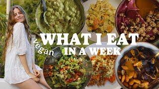 WHAT I EAT IN A WEEK AS A *VEGAN* NUTRITIONIST // while training for my first marathon //