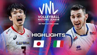  JPN vs.  ITA - Highlights | Week 1 | Men's VNL 2024
