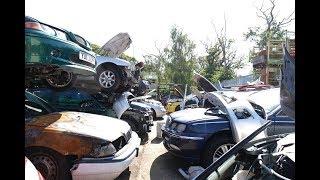 Yard Full Of Classic MGs and Rovers - MG Rover Spares Tour