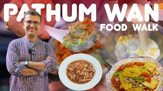 Best Pathum Wan Street Food Walk in Bangkok | Mala Chicken, Oysters & Shrimp with Seafood Sauce
