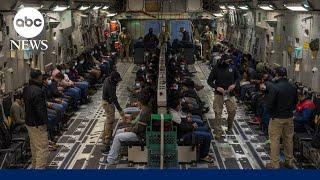 For the first time, military aircraft are used to deport undocumented immigrants