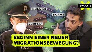 Mehr Flüchtlinge über die Balkanroute: mit der Bahn von Tschechien nach Deutschland | Doku | exactly