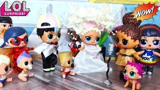 THEY RAN AWAY TO THE WEDDING OF THE FLOWER AND GUY! Kids LOL SURPRISE dolls funny cartoons Darinelk