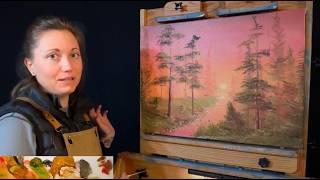 Oil Painting Tutorial “Ember Skies" #34 by Kaylee Rakowski