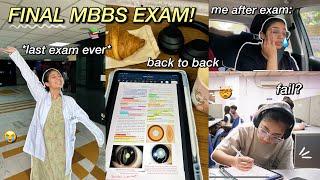 LAST FINAL EXAMS OF MBBS!‍️ becoming a doctor? back to back exams, mental breakdowns, studying