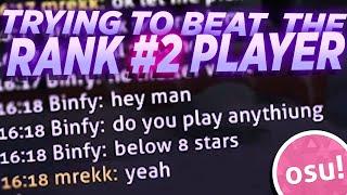 What it's like trying to beat the rank 2 osu! player