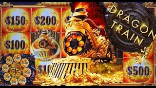 Must WATCH EPIC SESSION on DRAGON TRAIN  Hand Pay and A Lot More #gambling #handpay #casinofun