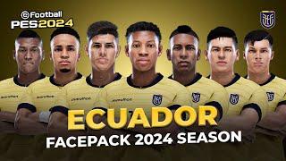 Ecuador NT Facepack 2024 - Football Life 2024 & PES 2021 (PC MOD)