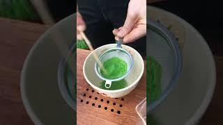 #shorts Tasting Uji-Hikari Matcha ground only MINUTES ago