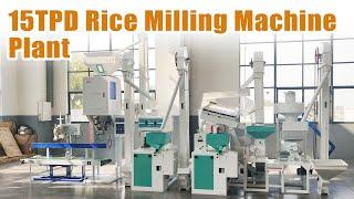 15TPD Rice Mill Plant in Action: High Efficiency & Quality Output #rice #ricemill #farming