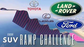 Suv Ramp Challenge | Lexus | Endeavour | Defender | Fortuner | Gta 5