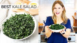 SIMPLE KALE SALAD | my go-to recipe